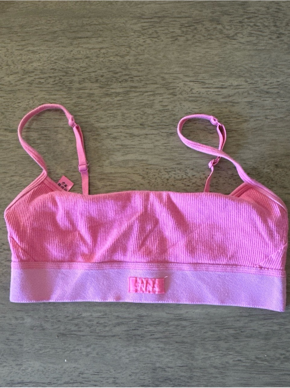 Skims hot pink bralette
